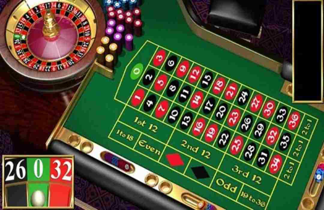 Giao diện trò chơi Roulette phiên bản cổ điển chuẩn quốc tế