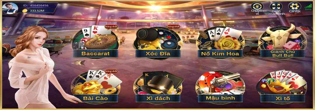 V8 Poker có hệ thống game bài đổi thưởng cực kỳ đa dạng 