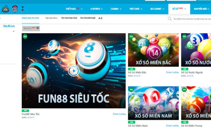 Tìm hiểu về sảnh game siêu tốc tại nhà cái Fun88 